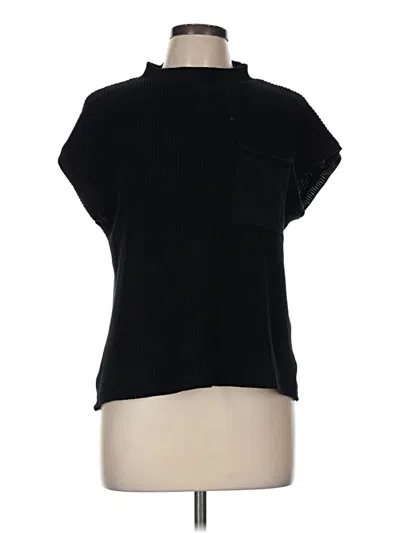 Pre-owned Unbranded Turtleneck Sweater In Black