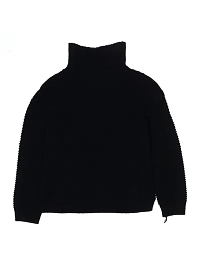 Pre-owned Unbranded Kids' Turtleneck Sweater In Black