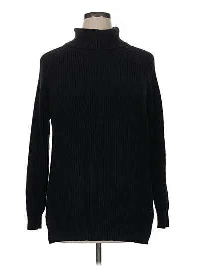 Pre-owned Unbranded Turtleneck Sweater In Black