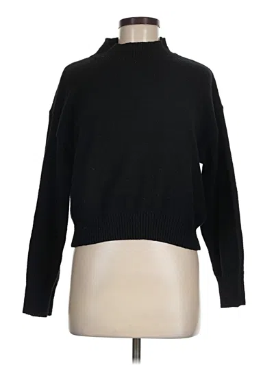 Pre-owned Unbranded Turtleneck Sweater In Black