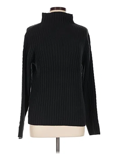 Pre-owned Unbranded Turtleneck Sweater In Black