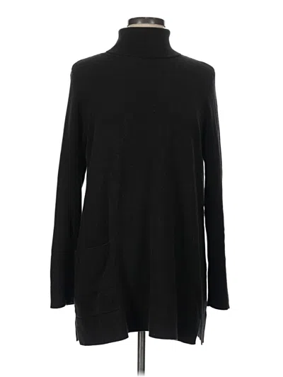 Pre-owned Unbranded Turtleneck Sweater In Black