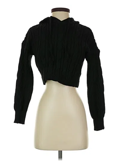 Pre-owned Unbranded Turtleneck Sweater In Black