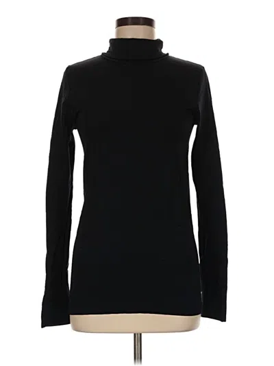 Pre-owned Unbranded Turtleneck Sweater In Black