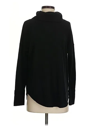 Pre-owned Unbranded Turtleneck Sweater In Black