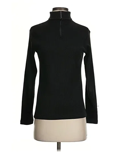 Pre-owned Unbranded Turtleneck Sweater In Black