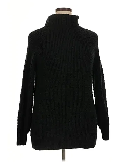 Pre-owned Unbranded Turtleneck Sweater In Black