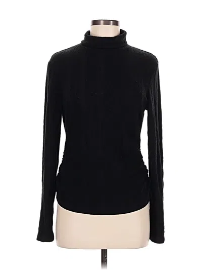 Pre-owned Unbranded Turtleneck Sweater In Black