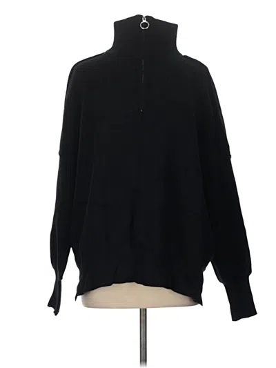 Pre-owned Unbranded Turtleneck Sweater In Black
