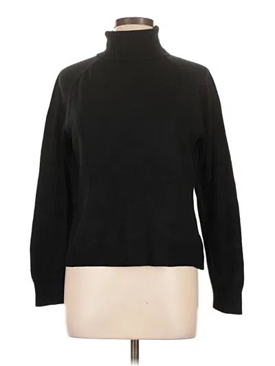 Pre-owned Unbranded Turtleneck Sweater In Black