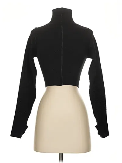 Pre-owned Unbranded Turtleneck Sweater In Black