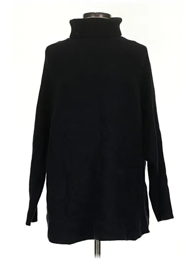 Pre-owned Unbranded Turtleneck Sweater In Black