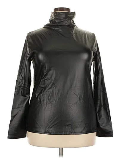 Pre-owned Unbranded Turtleneck Sweater In Black