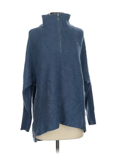 Pre-owned Unbranded Turtleneck Sweater In Blue