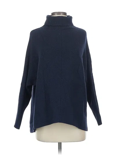 Pre-owned Unbranded Turtleneck Sweater In Blue