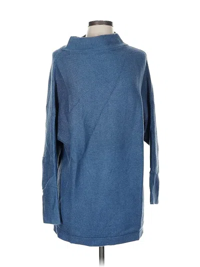 Pre-owned Unbranded Turtleneck Sweater In Blue