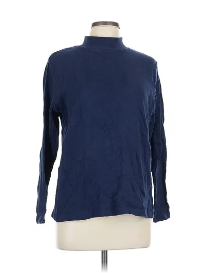 Pre-owned Unbranded Turtleneck Sweater In Blue
