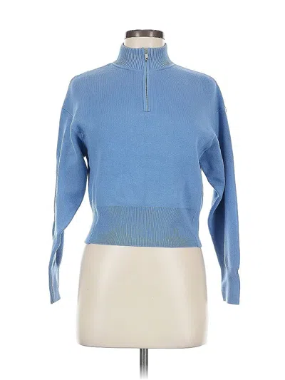 Pre-owned Unbranded Turtleneck Sweater In Blue