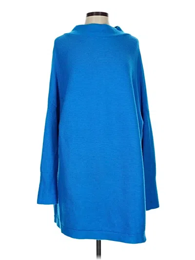Pre-owned Unbranded Turtleneck Sweater In Blue