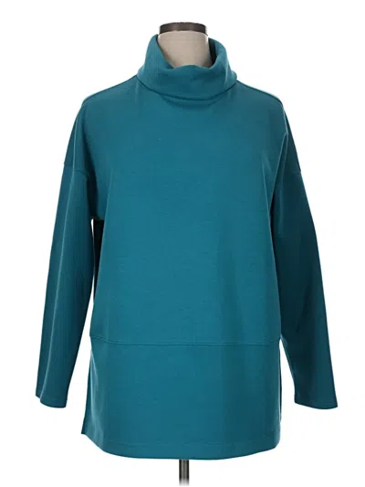 Pre-owned Unbranded Turtleneck Sweater In Blue