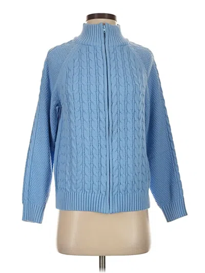 Pre-owned Unbranded Turtleneck Sweater In Blue