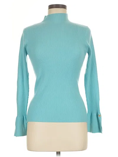 Pre-owned Unbranded Turtleneck Sweater In Blue