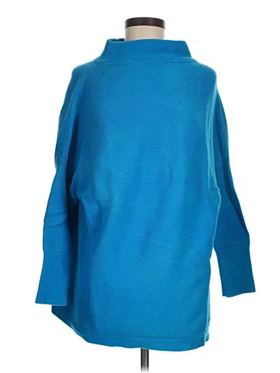 Pre-owned Unbranded Turtleneck Sweater In Blue
