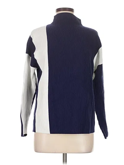 Pre-owned Unbranded Turtleneck Sweater In Blue