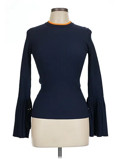 Pre-owned Unbranded Turtleneck Sweater In Blue