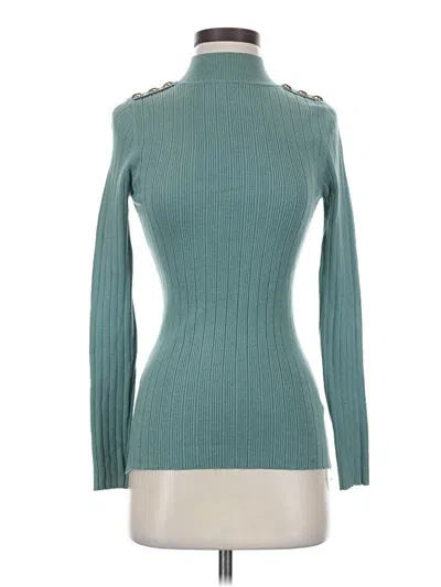 Pre-owned Unbranded Turtleneck Sweater In Blue