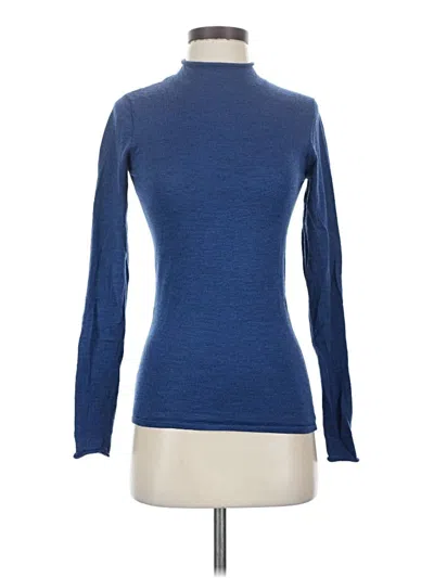 Pre-owned Unbranded Turtleneck Sweater In Blue