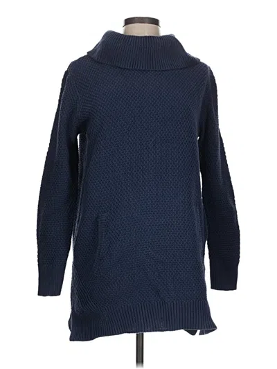 Pre-owned Unbranded Turtleneck Sweater In Blue