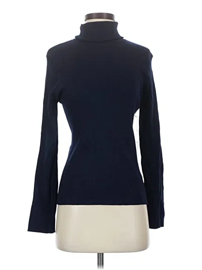 Pre-owned Unbranded Turtleneck Sweater In Blue