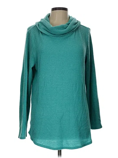 Pre-owned Unbranded Turtleneck Sweater In Blue