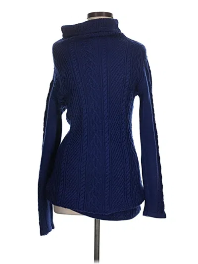 Pre-owned Unbranded Turtleneck Sweater In Blue