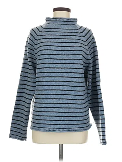 Pre-owned Unbranded Turtleneck Sweater In Blue