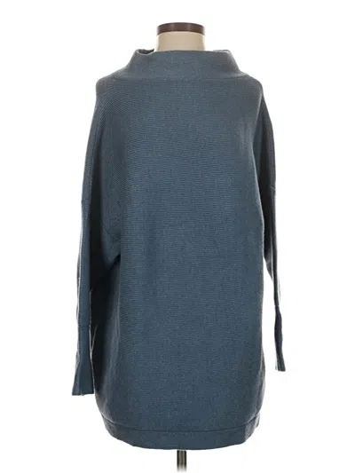 Pre-owned Unbranded Turtleneck Sweater In Blue
