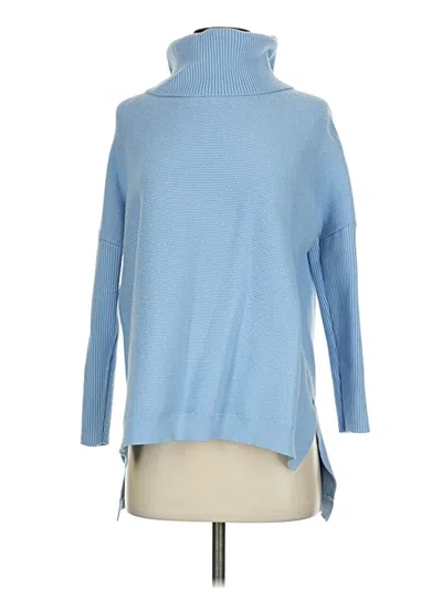 Pre-owned Unbranded Turtleneck Sweater In Blue