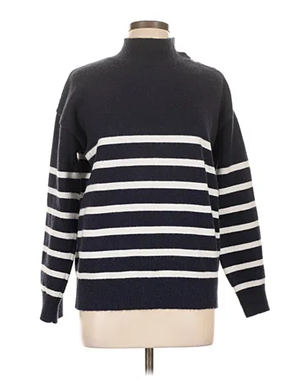 Pre-owned Unbranded Turtleneck Sweater In Blue