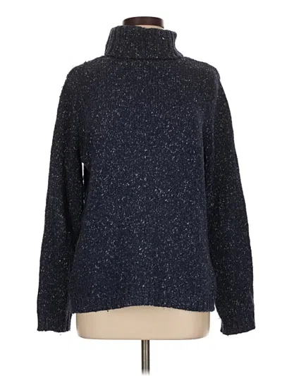 Pre-owned Unbranded Turtleneck Sweater In Blue
