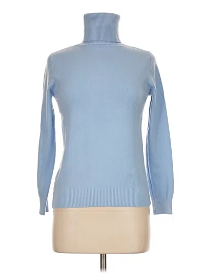 Pre-owned Unbranded Turtleneck Sweater In Blue