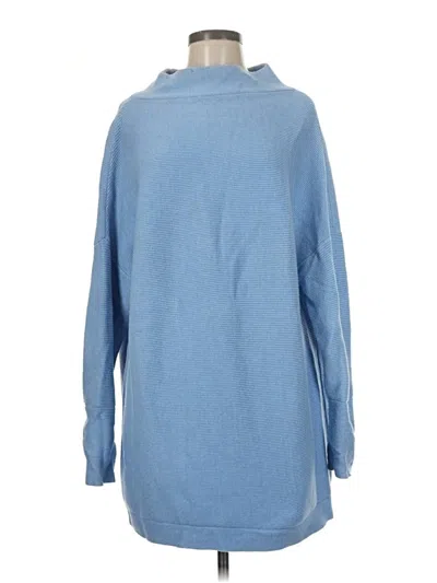 Pre-owned Unbranded Turtleneck Sweater In Blue