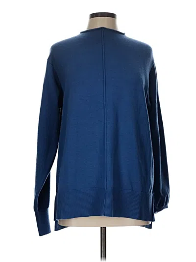 Pre-owned Unbranded Turtleneck Sweater In Blue