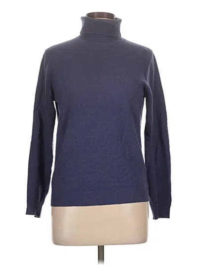 Pre-owned Unbranded Turtleneck Sweater In Blue