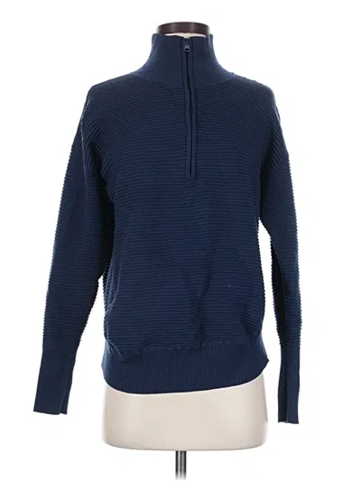 Pre-owned Unbranded Turtleneck Sweater In Blue