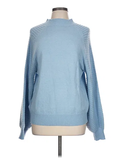 Pre-owned Unbranded Turtleneck Sweater In Blue