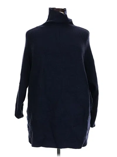 Pre-owned Unbranded Turtleneck Sweater In Blue
