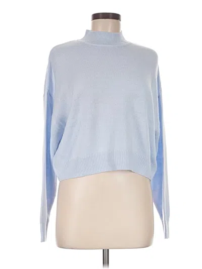 Pre-owned Unbranded Turtleneck Sweater In Blue