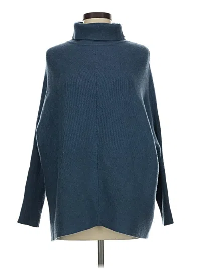 Pre-owned Unbranded Turtleneck Sweater In Blue