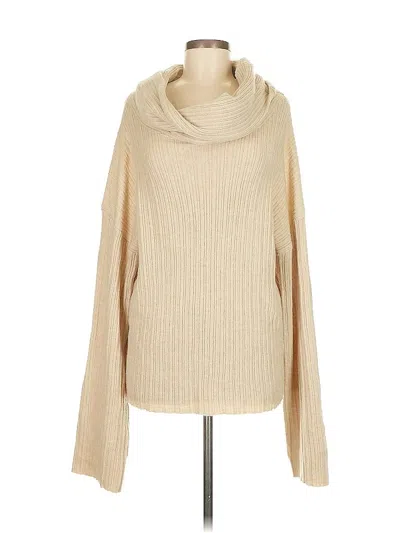 Pre-owned Unbranded Turtleneck Sweater In Brown